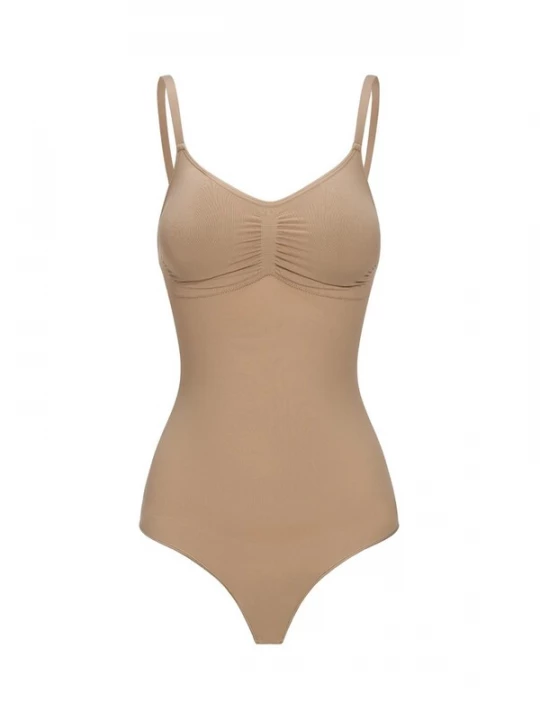 Foto van product cfab Shapingbody 'Bodysuit Sculpting Shapewear with Built-In Wireless Bra and String' beige