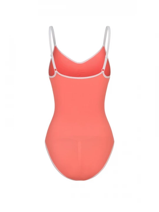 Foto van product cfab Shapingbody 'Lined Bodysuit Sculpting Shapewear mit integrierten Pads mit Slip' koraal