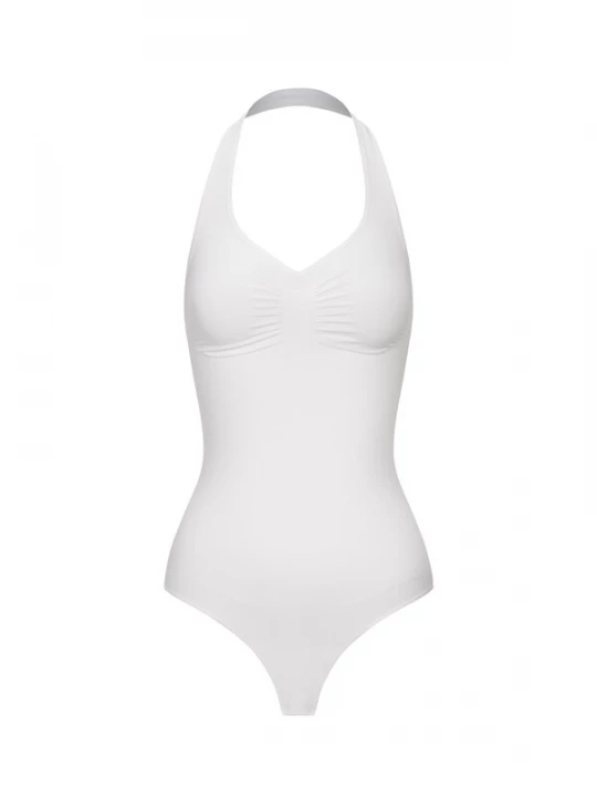 Foto van product cfab Shapingbody 'Neckholder Shapewear mit String' wit