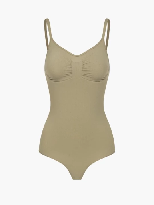 Foto van product cfab Shapingbody 'Sculpting Shapewear mit String' olijfgroen