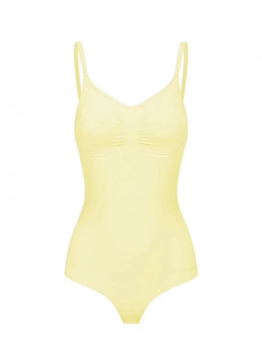 Foto van product cfab Shapingbody 'Sculpting Shapewear mit String' pasteelgeel