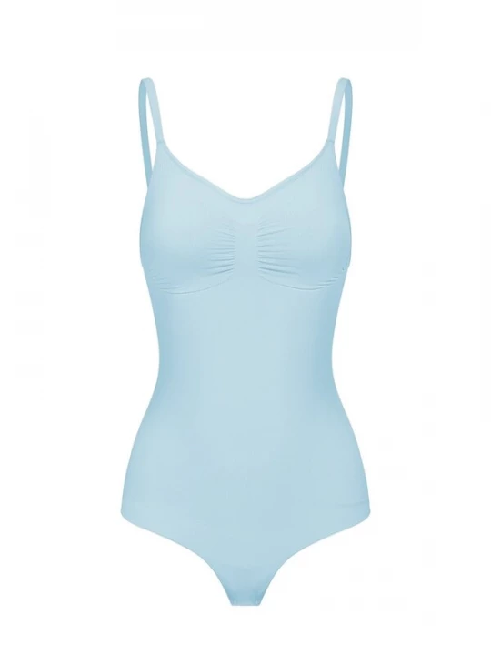 Foto van product cfab Shapingbody 'Sculpting Shapewear mit String' pastelblauw