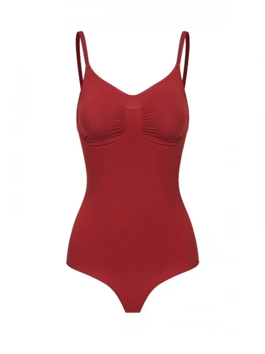Foto van product cfab Shapingbody 'Sculpting Shapewear mit String' wijnrood