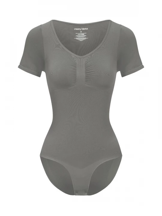 Foto van product cfab Shapingbody 'T-Shirt Bodysuit Sculpting Shapewear mit Slip' grafiet