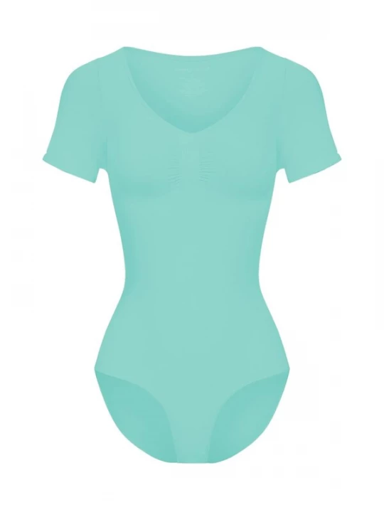 Foto van product cfab Shapingbody 'T-Shirt Bodysuit Sculpting Shapewear mit Slip' mintgroen
