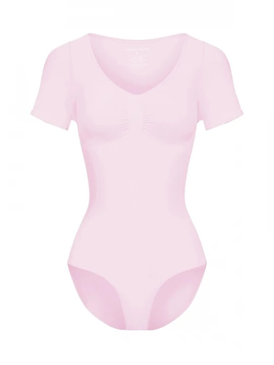 Foto van product cfab Shapingbody 'T-Shirt Bodysuit Sculpting Shapewear mit Slip' pastelroze