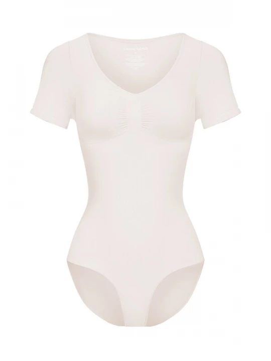 Foto van product cfab Shapingbody 'T-Shirt Bodysuit Sculpting Shapewear mit Slip' sand
