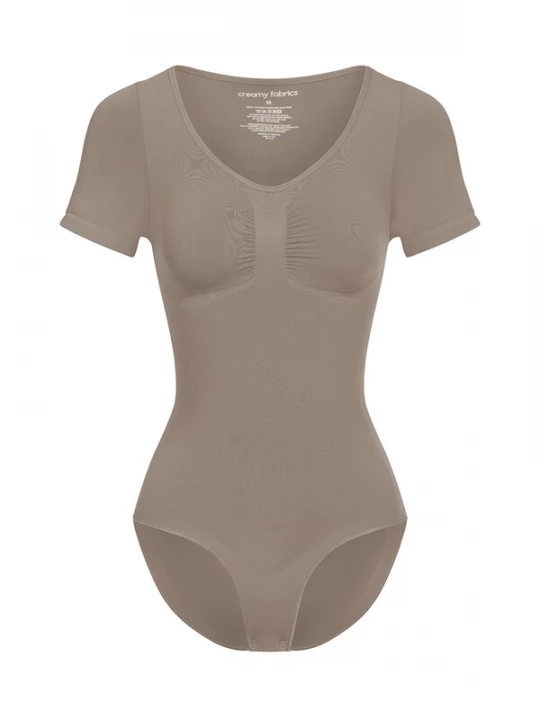 Foto van product cfab Shapingbody 'T-Shirt Bodysuit Sculpting Shapewear mit Slip' taupe