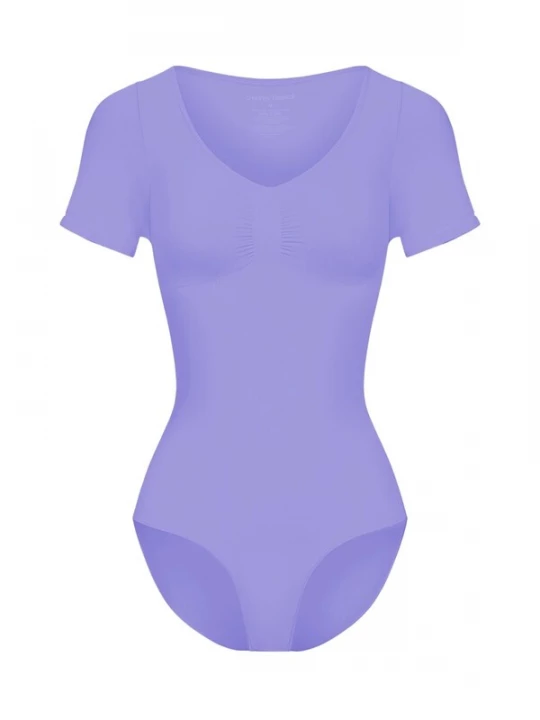 Foto van product cfab Shapingbody 'T-Shirt Bodysuit Sculpting Shapewear mit Slip' violetblauw
