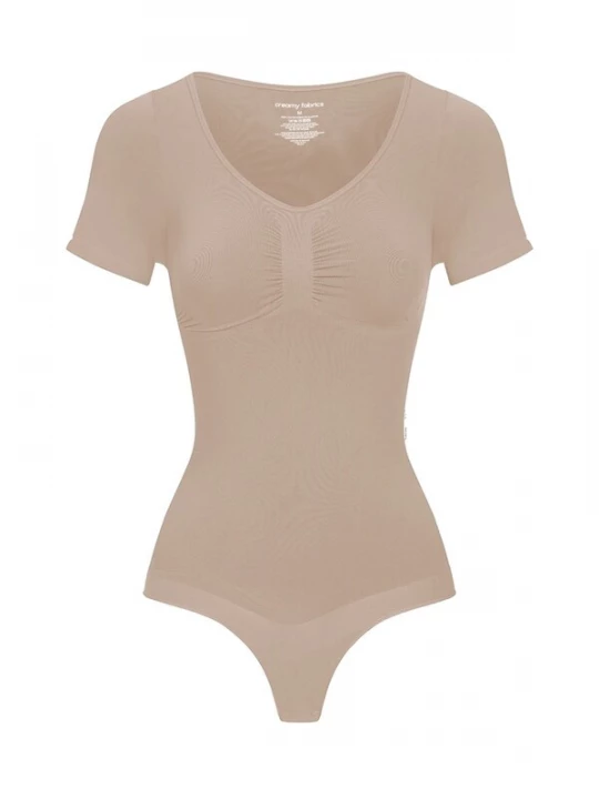 Foto van product cfab Shapingbody 'T-Shirt Bodysuit Sculpting Shapewear mit String' beige