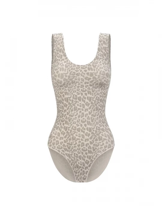 Foto van product cfab Shapingbody 'Tank Bodysuit Sculpting Shapewear mit Slip' donkerbeige
