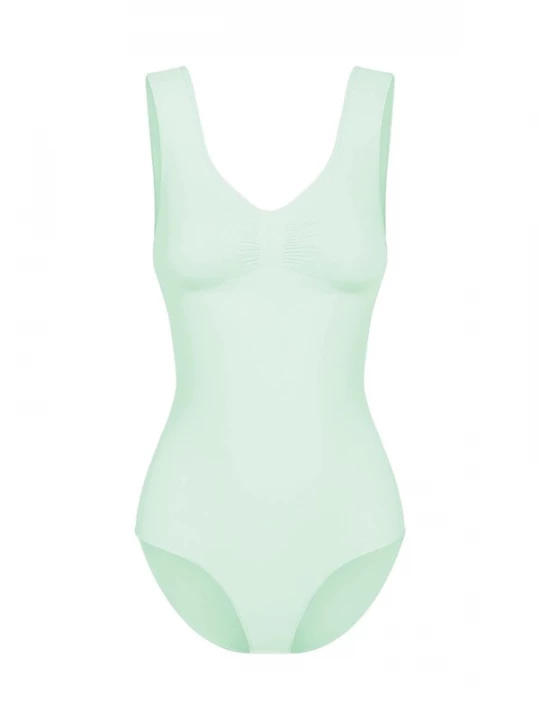 Foto van product cfab Shapingbody 'Tank Bodysuit Sculpting Shapewear mit Slip' lichtgroen
