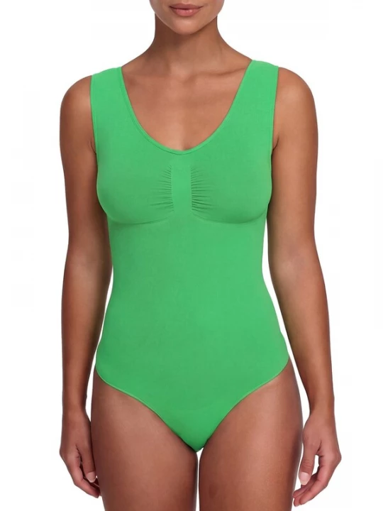 Foto van product cfab Shapingbody 'Tank Bodysuit Sculpting Shapewear mit Slip' neongroen