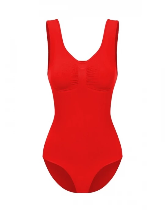 Foto van product cfab Shapingbody 'Tank Bodysuit Sculpting Shapewear mit Slip' vuurrood