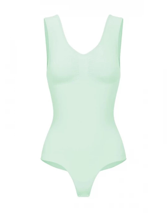 Foto van product cfab Shapingbody 'Tank Bodysuit Sculpting Shapewear mit String' lichtgroen