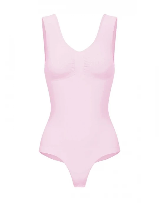 Foto van product cfab Shapingbody 'Tank Bodysuit Sculpting Shapewear mit String' lichtroze