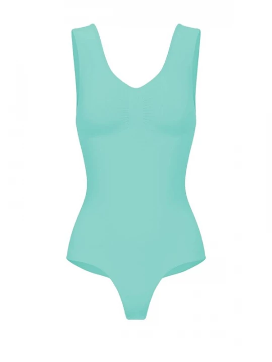 Foto van product cfab Shapingbody 'Tank Bodysuit Sculpting Shapewear mit String' mintgroen