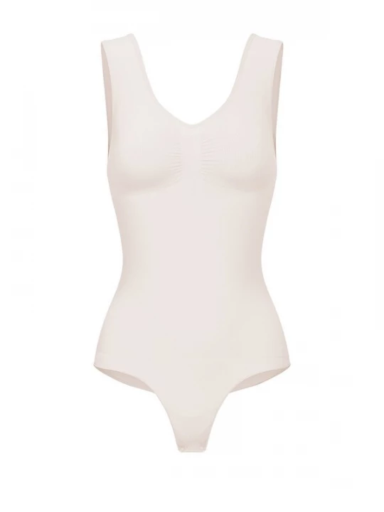 Foto van product cfab Shapingbody 'Tank Bodysuit Sculpting Shapewear mit String' sand
