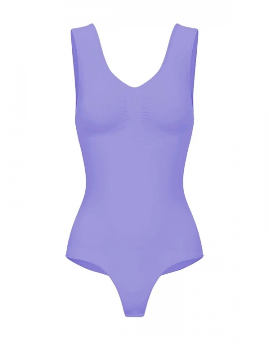 Foto van product cfab Shapingbody 'Tank Bodysuit Sculpting Shapewear mit String' violetblauw