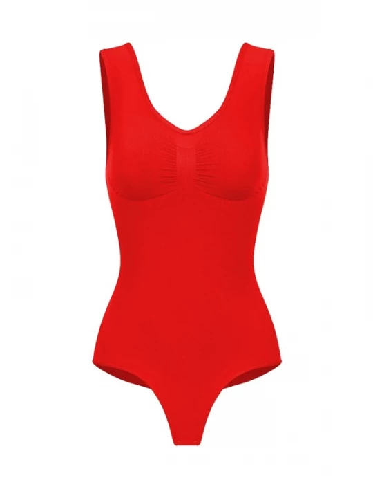 Foto van product cfab Shapingbody 'Tank Bodysuit Sculpting Shapewear mit String' vuurrood