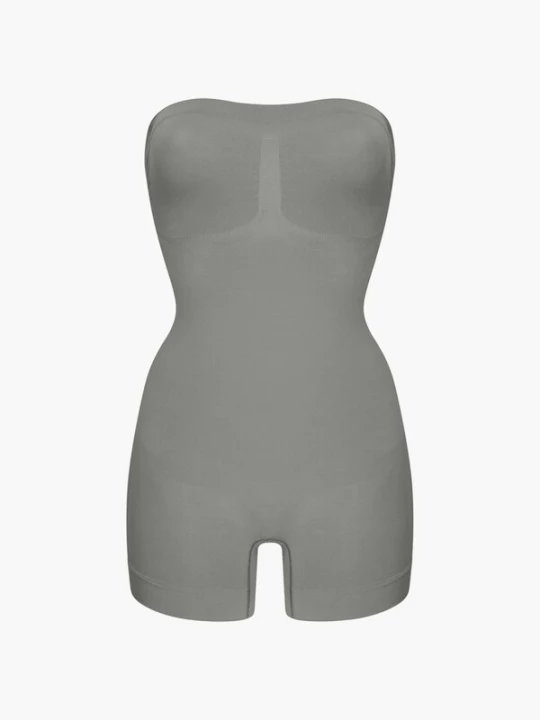 Foto van product cfab Shapingbody 'Trägerloser Bodysuit Sculpting Shapewear mit Shorts' grafiet