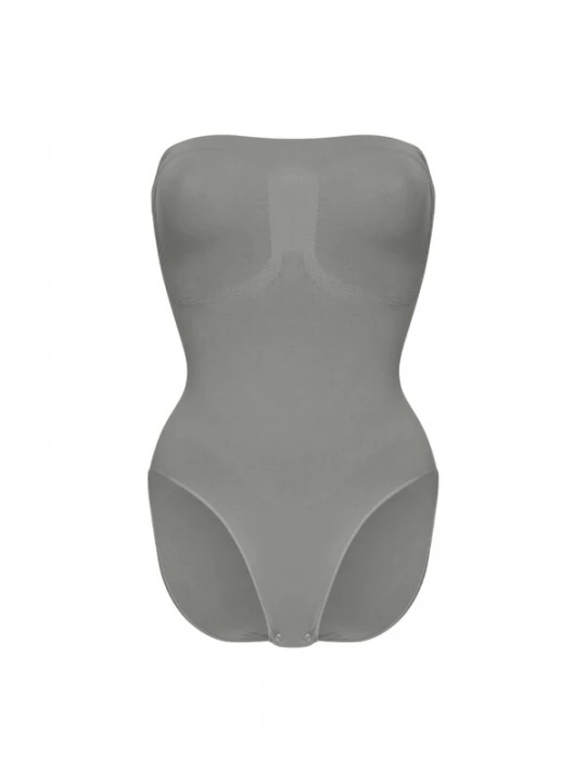 Foto van product cfab Shapingbody 'Trägerloser Bodysuit Sculpting Shapewear mit Slip' grafiet