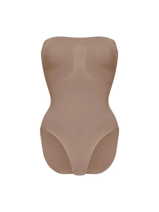 Foto van product cfab Shapingbody 'Trägerloser Bodysuit Sculpting Shapewear mit Slip' karamel