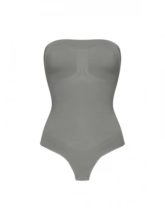 Foto van product cfab Shapingbody 'Trägerloser Bodysuit Sculpting Shapewear mit String' grafiet