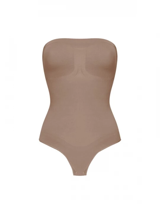 Foto van product cfab Shapingbody 'Trägerloser Bodysuit Sculpting Shapewear mit String' karamel
