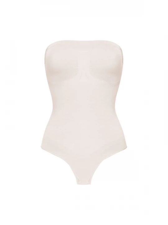 Foto van product cfab Shapingbody 'Trägerloser Bodysuit Sculpting Shapewear mit String' sand