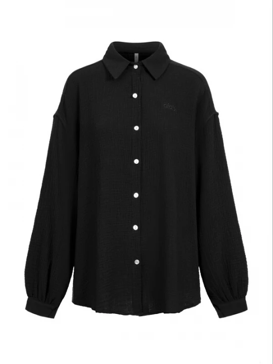 Foto van product cfab Shirt 'Musselin Shirt' zwart