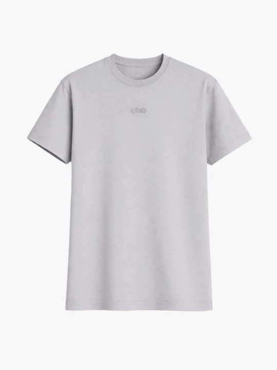 Foto van product cfab Shirt 'Relaxed Tee' lichtgrijs