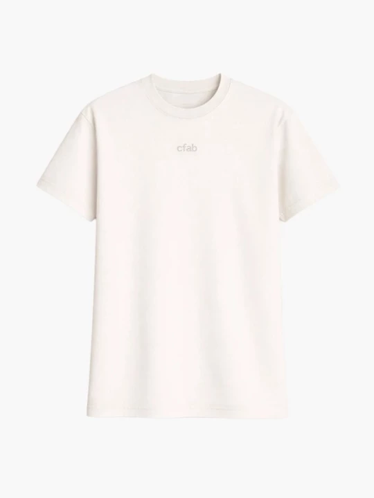 Foto van product cfab Shirt 'Relaxed Tee' offwhite