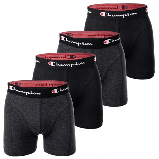 Foto van product Champion Boxershorts grijs / rood / zwart / wit