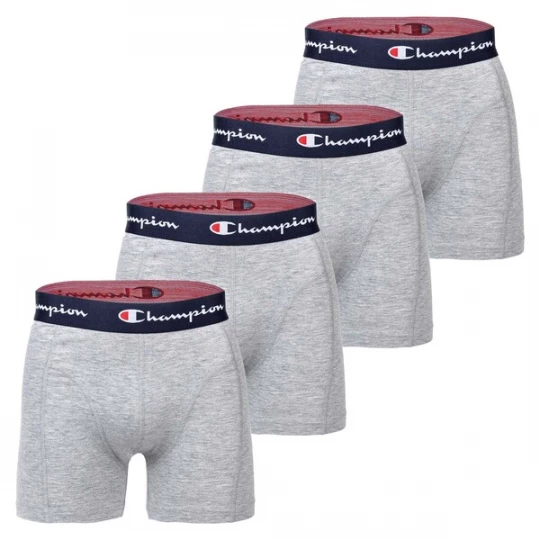 Foto van product Champion Boxershorts navy / lichtgrijs / bloedrood / wit