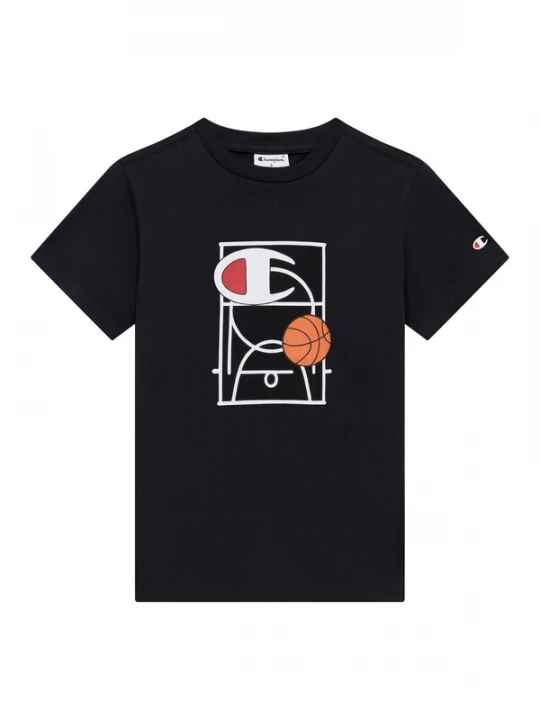 Foto van product Champion Shirt donkeroranje / kersrood / zwart / wit