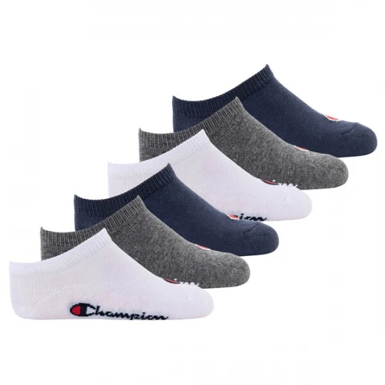 Foto van product Champion Sokken blauw / grijs / rood / wit