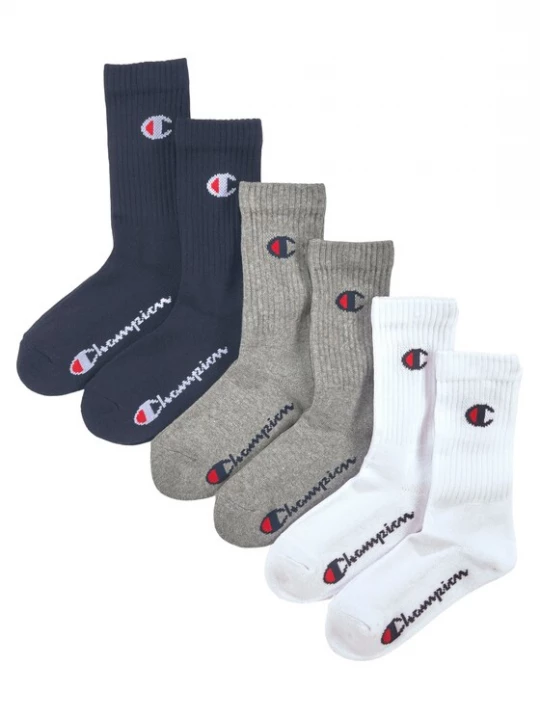 Foto van product Champion Sokken navy / grijs gemêleerd / wit