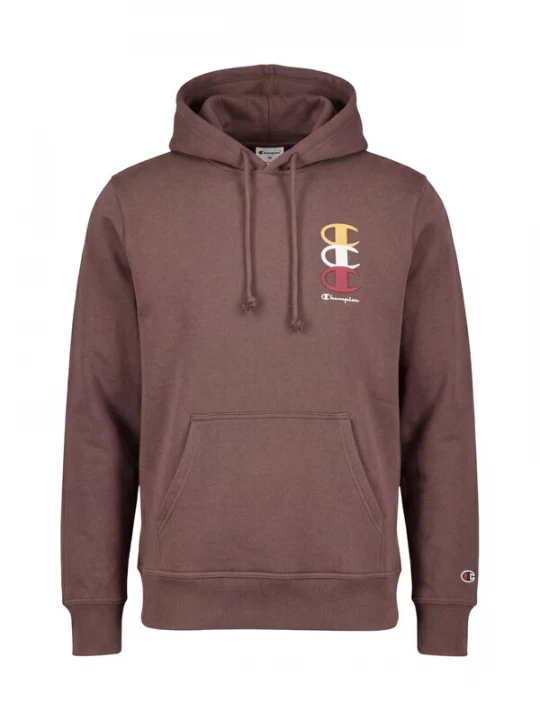 Foto van product Champion Sweatshirt chocoladebruin / geel / rood / wit