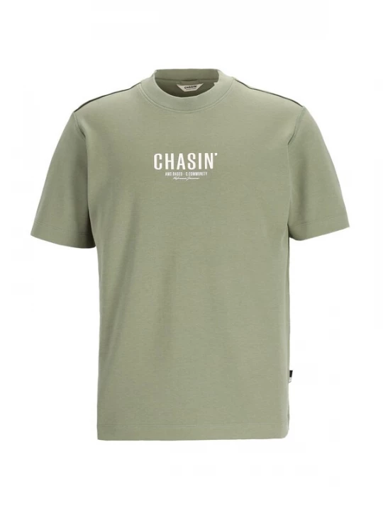 Foto van product CHASIN' Shirt 'Mayor' lichtgroen / wit