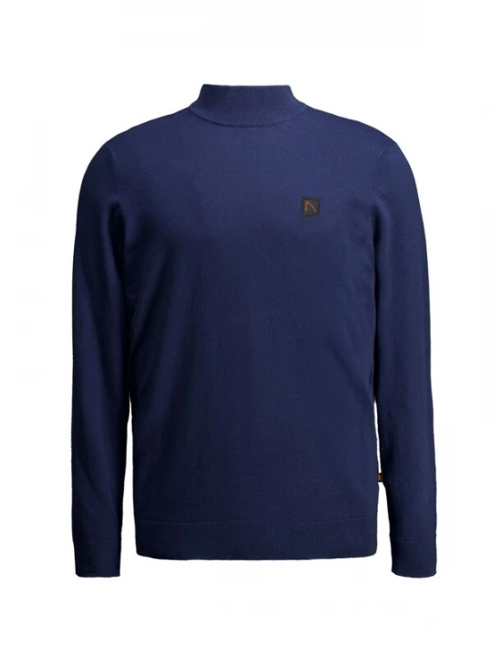 Foto van product CHASIN' Trui 'Ard mock' donkerblauw