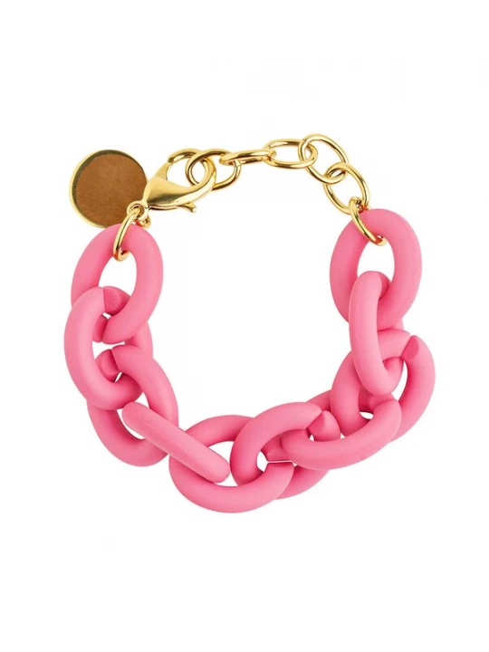 Foto van product Cheeky Chain Munich Armband 'Chunky Soft' goud / lichtroze