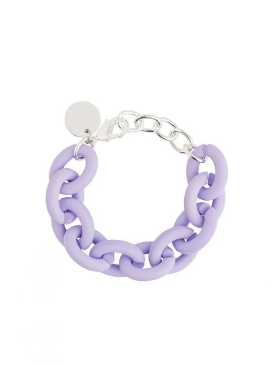 Foto van product Cheeky Chain Munich Armband 'Chunky Soft' lavendel / zilver