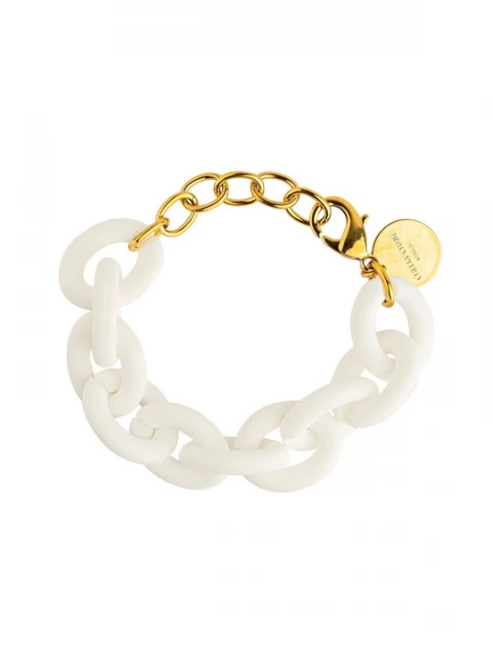 Foto van product Cheeky Chain Munich Armband 'Chunky Soft' wit