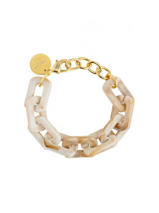 Foto van product Cheeky Chain Munich Armband 'Kelly' beige