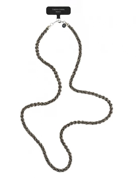 Foto van product Cheeky Chain Munich Smartphonehoesje 'Aurora' zilvergrijs / zwart
