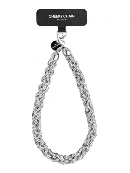 Foto van product Cheeky Chain Munich Smartphonehoesje 'Aurora' zwart / zilver / offwhite