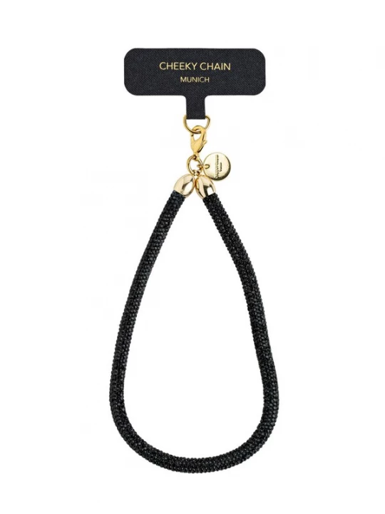 Foto van product Cheeky Chain Munich Smartphonehoesje 'Estelle' goud / zwart
