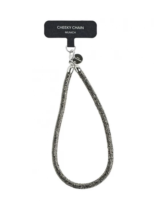 Foto van product Cheeky Chain Munich Smartphonehoesje 'Estelle' zilvergrijs