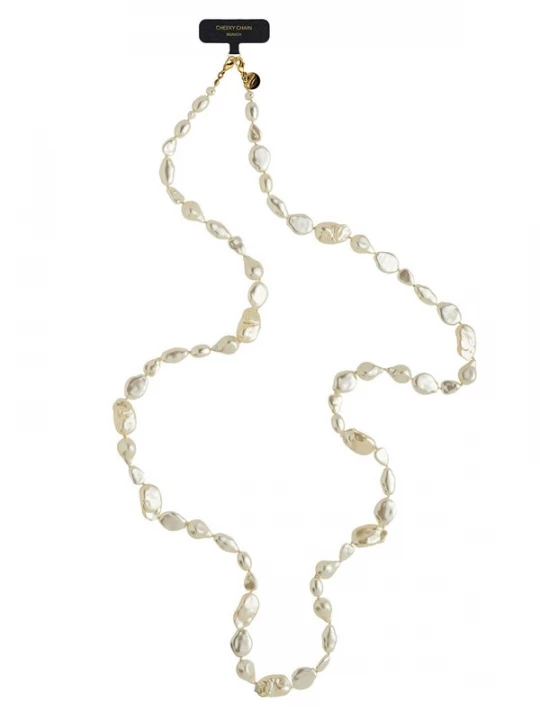 Foto van product Cheeky Chain Munich Smartphonehoesje 'Fiji' goud / parelwit